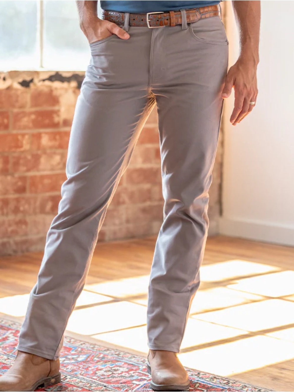 Onward Reserve Classic Five Pocket Pant -  Grey 34x30 inseam 29”